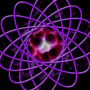 Abstract image of an atom.