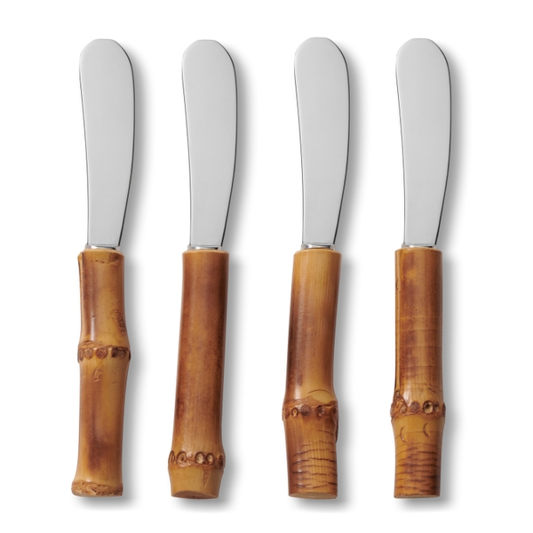 Bamboo Cheese Spreader, Set of 4