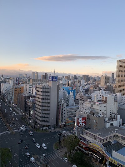 シェラトン都ホテル大阪景色