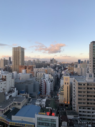 シェラトン都ホテル大阪景色北向き