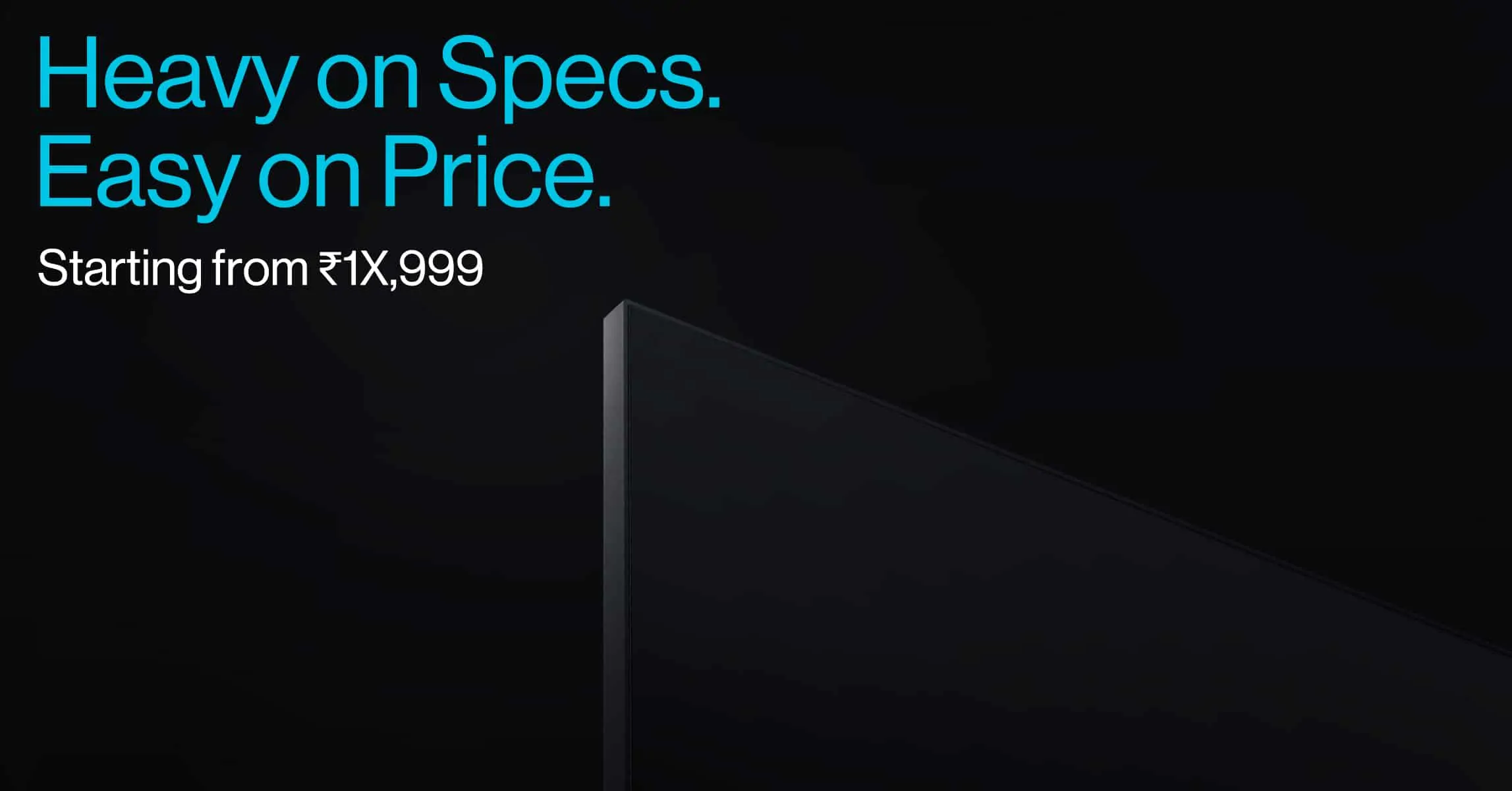 OnePlus TV price teaser