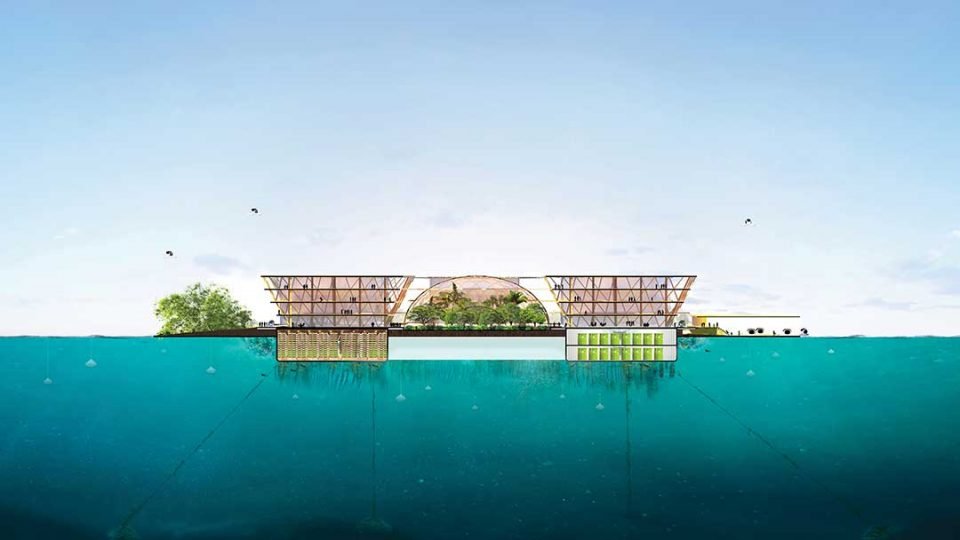 Oceanix floating city