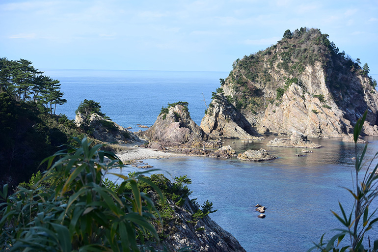 こちらが菜種五島。一番大きな島が菜種島。春には菜の花が咲くことが名前の由来