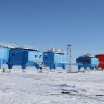 Halley VI Research Station on the Brunt ice shelf Antarctica