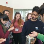 Alice caymmi et al. are drinking from a cup.