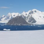 A snow covered mountain