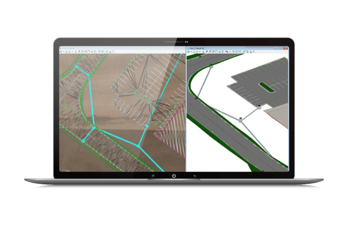 OpenSite Computer Software Screen Mockup Drainage