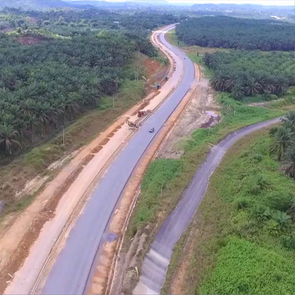 Straße in Malaysia