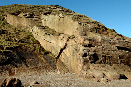 A thick Carboniferous channel sandstone unit within a 'Yoredale' cycle, Northumberland — an analogue for reservoir sandstones in the Carboniferous play of the Central North Sea (P662952).