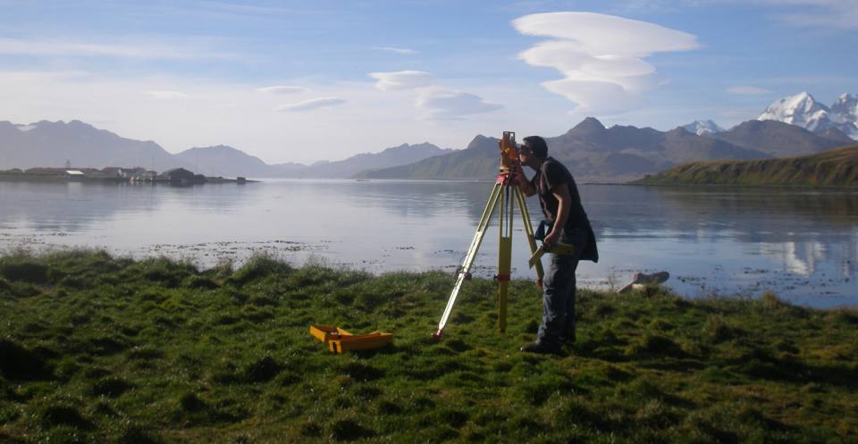 measurement of compass direction near King Edward Point observatory on South Georgia