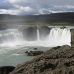 A waterfall in Iceland