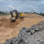 Sand mining. BGS © UKRI