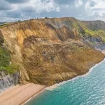 Landslide in Seatown, Dorset. © James Loveridge