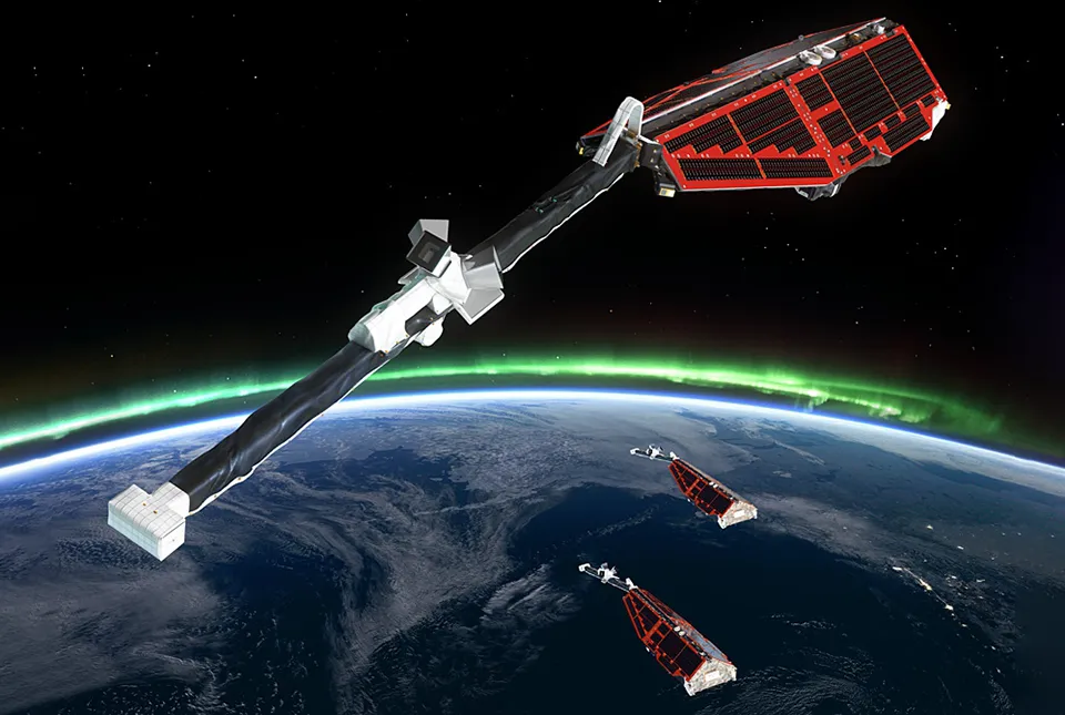 three-swarm-satellite-orbital-configuration