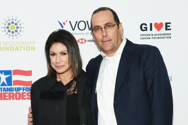 Caroline Hirsch and Andrew Fox attends the 13th annual Stand Up for Heroes to benefit the Bob Woodruff Foundation at The Hulu Theater at Madison Square Garden on Nov. 4, 2019 in New York City.