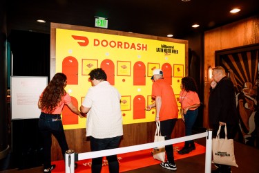 DoorDash activation at Billboard Latin Music Week 2024