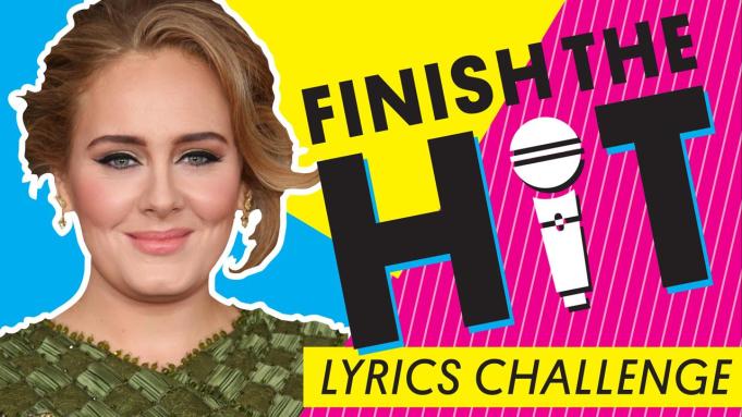 Finish The Hit: Adele Lyrics Challenge | Billboard