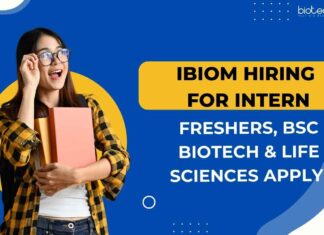 IBioM Hiring For Intern