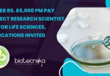 PGIMER Project Research Scientist Job