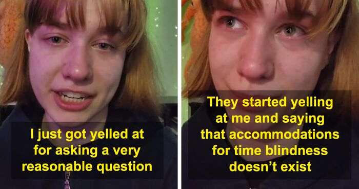 Woman Who Struggles With Time Blindness In Tears After Being Yelled At At A Job Interview