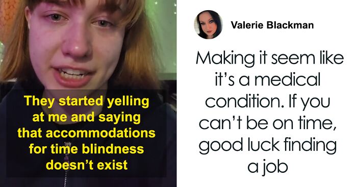 Woman Blasts Recruiter After Getting Mocked For Time Blindness Question