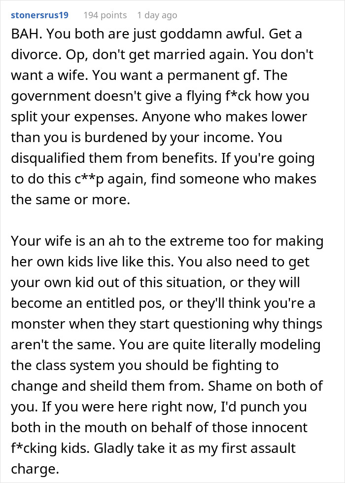 "It's Not My Fault She Married [Him]": Man Refuses To Support Wife's Kids, Gets Destroyed Online