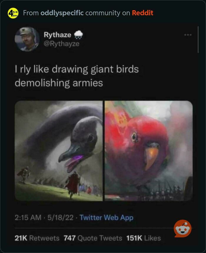 Giant Birds…reminded Me Of Rodan From Godzilla Kotm