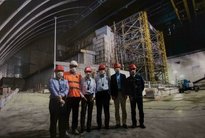 Photo Of Inside The New Confinement Enclosure At Chernobyl Power Plant