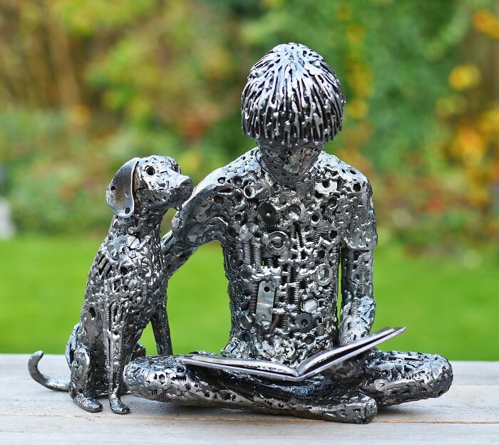 Artist Revives Used Metal From Landfill By Reusing It For His Amazing Sculptures (24 New Pics)