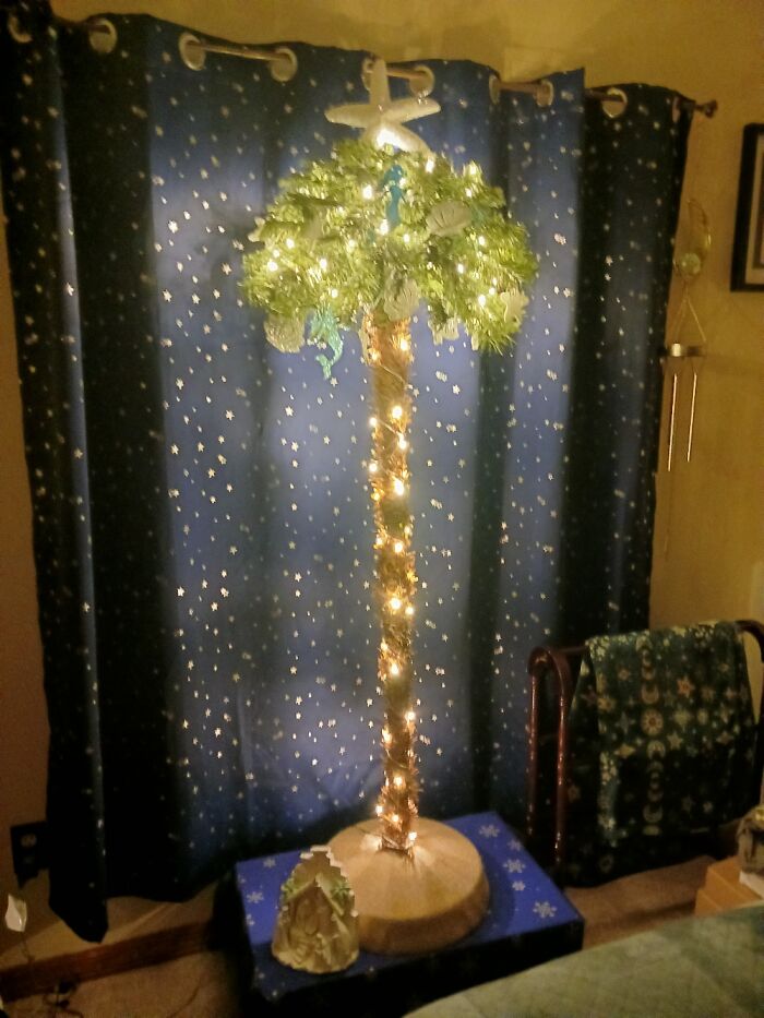 My Florida Christmas Palm Tree 