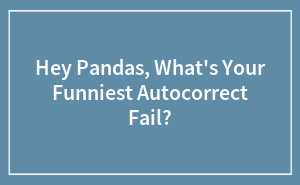 Hey Pandas, What's Your Funniest Autocorrect Fail? (Closed)