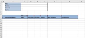 Requirements Document: Business Analysis Planning Template