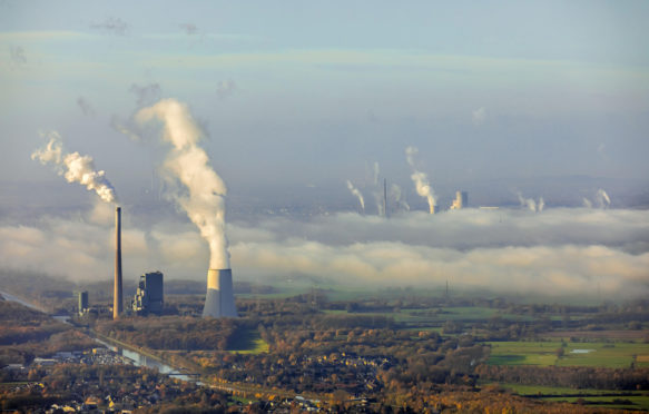 Coal-fired power plant, STEAG and RWE Power. Bergkamen, Germany. Credit: Hans Blossey / Alamy Stock Photo