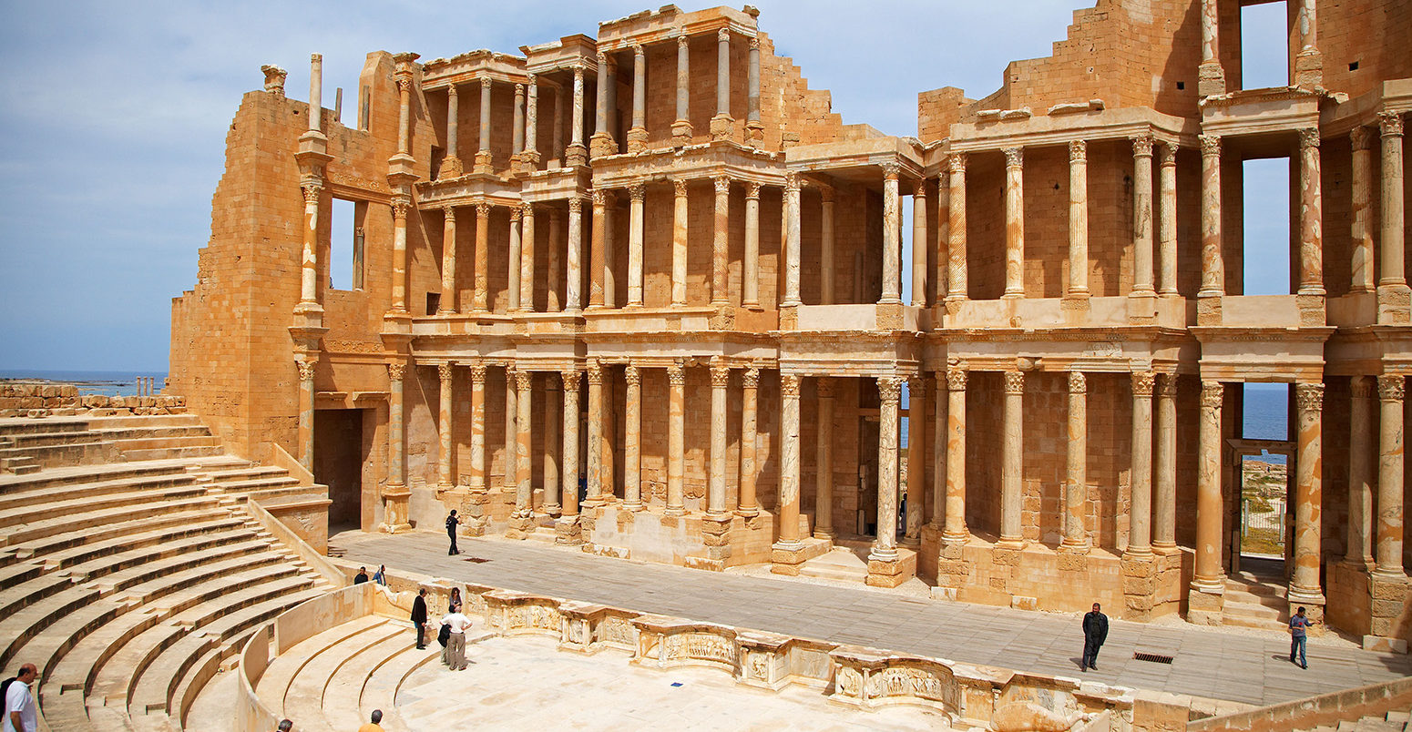 Sabratha, Libya. Credit: Liquid Light / Alamy Stock Photo. AYWF1W