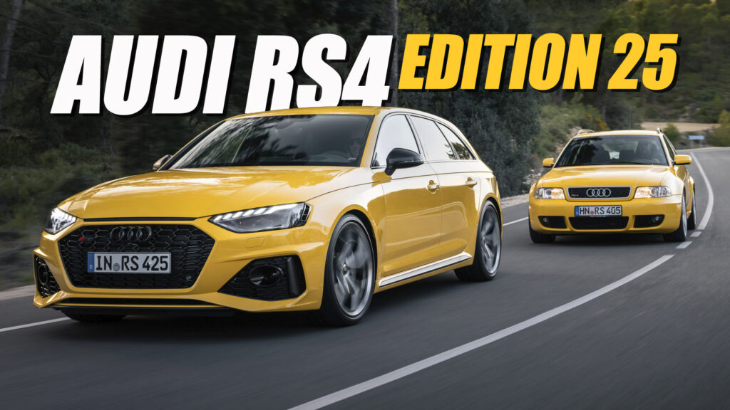  Audi RS4 Avant Edition 25 Years Says Goodbye With Power And Chassis Upgrades
