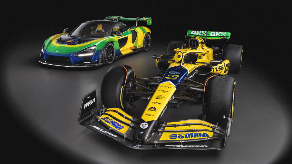  McLaren Pays Tribute To Ayrton Senna With New F1 Livery And Hand-Painted Supercar