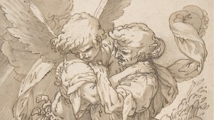 Jacob Wrestling with the Angel by Giulio Benso