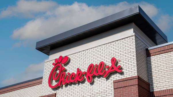 Chick-fil-A sign on a building