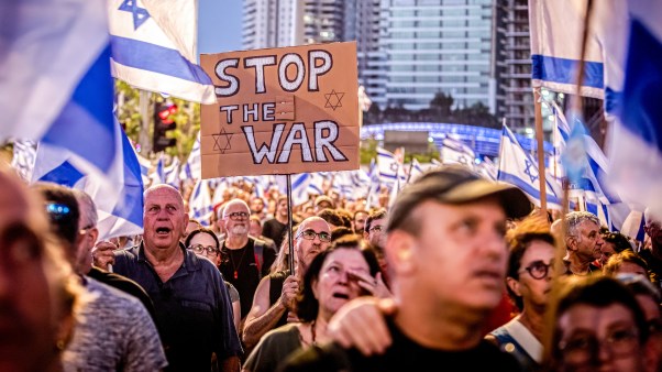 Protesters gathered at dozens of locations across Israel calling to end the war in Gaza for a hostage deal.