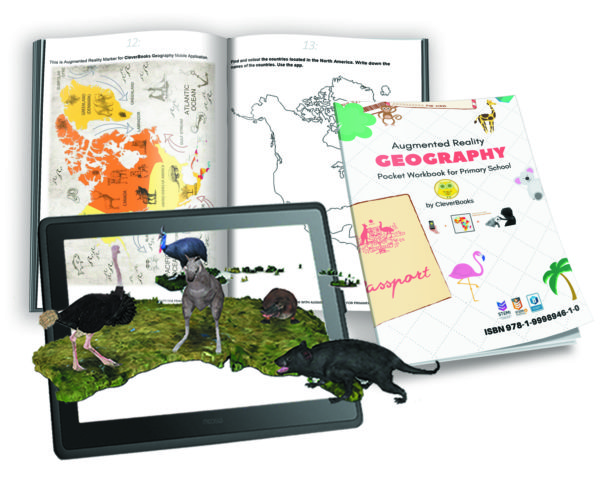 CleverBooks Geography Workbook with Augmented Reality