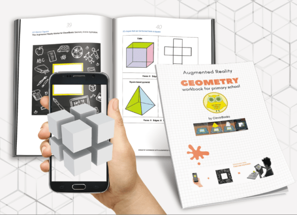 CleverBooks Geometry Workbook with Augmented Reality