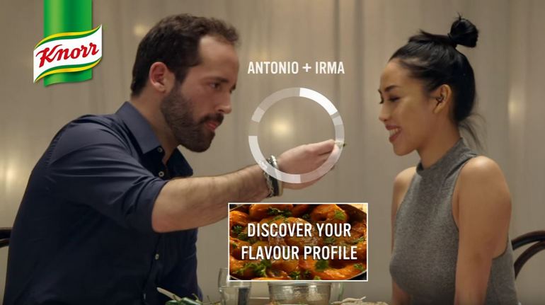 Campagna social media marketing Knorr - Love at first taste