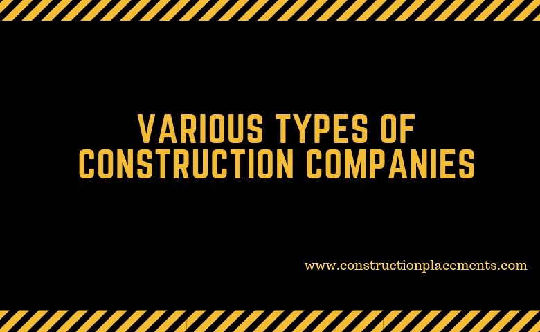 types of construction companies