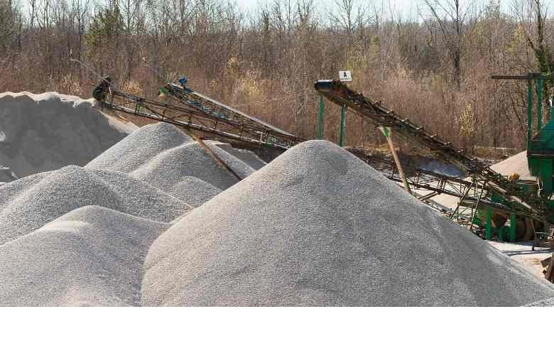 Aggregate used in construction