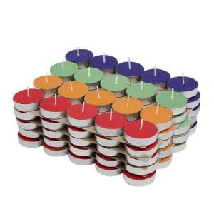 Wax Tealight Candles, Votive Candles, Decoration (Set of 100 & 50)