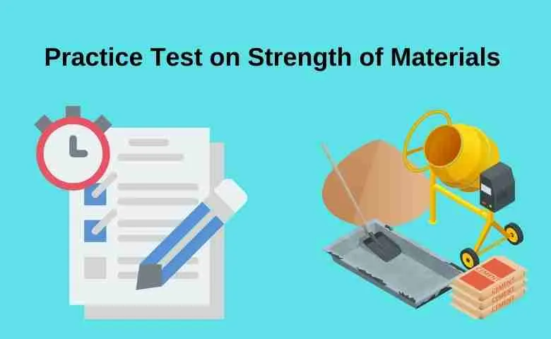 Test on Strength of Materials subject