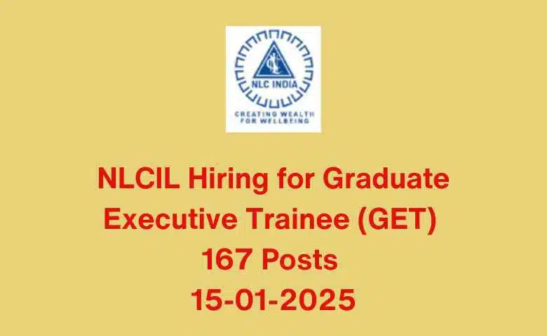 NLCIL Hiring