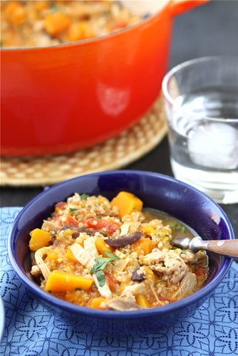 Hearty Chicken Stew with Butternut Squash & Quinoa...The most popular recipe on my site! 330 calories and 5 Weight Watchers Freestyle SP