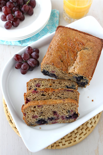 Lemon, Yogurt, Berry & Ginger Whole Wheat Quick Bread Recipe