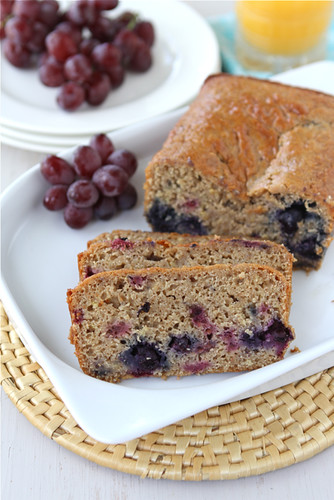 Lemon, Yogurt, Berry & Ginger Whole Wheat Quick Bread Recipe